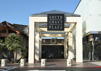 South Coast Plaza shopping mall entrance